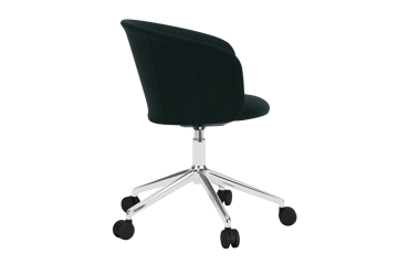 Silla de oficina Kendo Swivel con 5 ruedas - Pine-polished aluminium - Hem