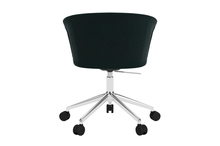 Silla de oficina Kendo Swivel con 5 ruedas, Pine-polished aluminium Hem