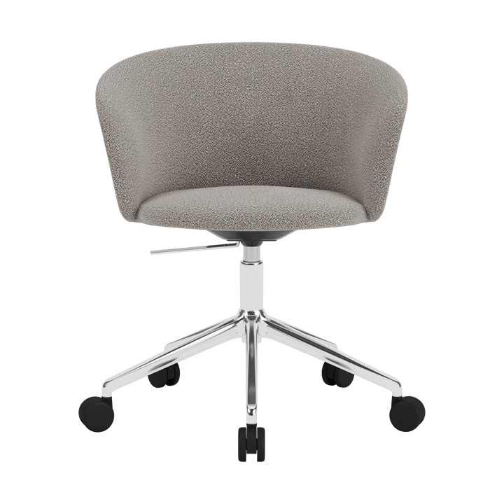 Silla de oficina Kendo Swivel con 5 ruedas - Porcelain-polished aluminium - Hem
