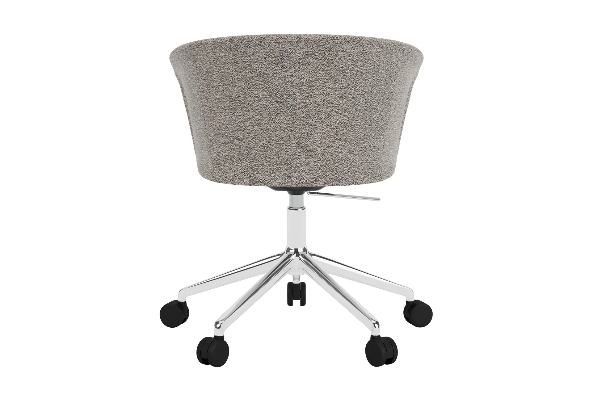 Silla de oficina Kendo Swivel con 5 ruedas, Porcelain-polished aluminium Hem