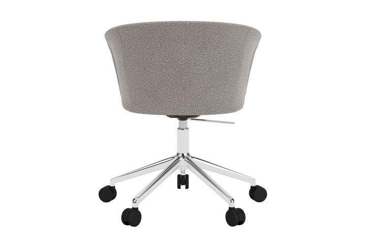 Silla de oficina Kendo Swivel con 5 ruedas, Porcelain-polished aluminium Hem