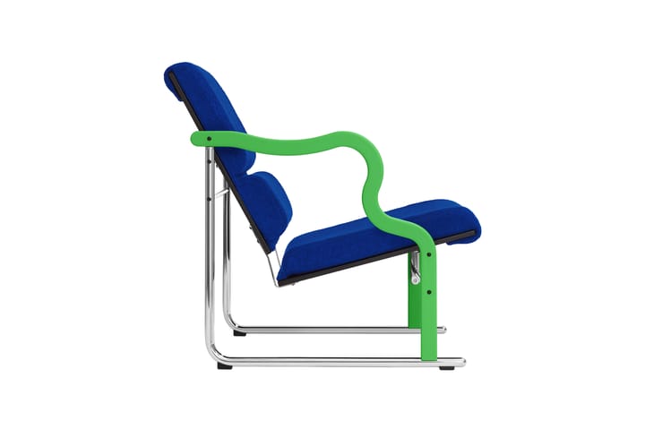Sillón lounge Experiment 501, Green-ultramarine Hem