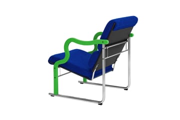 Sillón lounge Experiment 501 - Green-ultramarine - Hem
