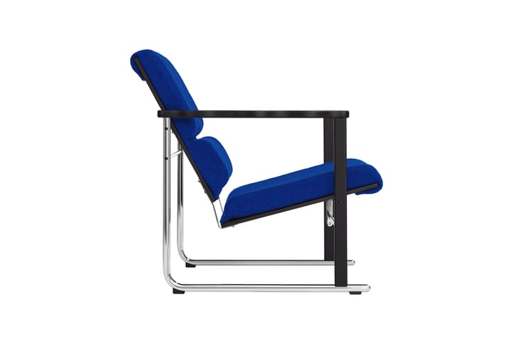 Sillón lounge Experiment 502, Black-ultramarine Hem