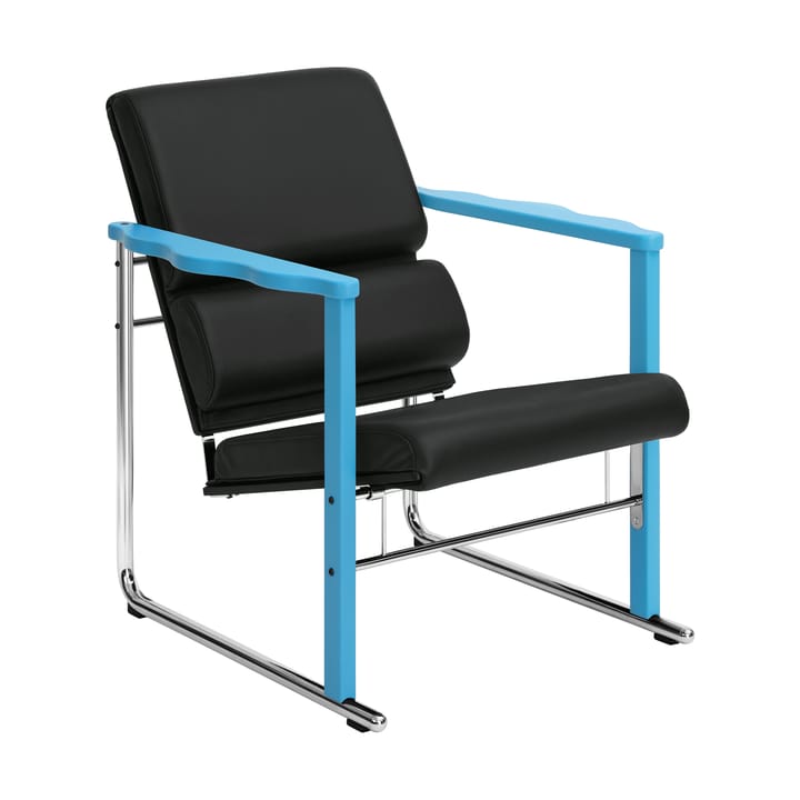 Sillón lounge Experiment 502 - Blue-black leather - Hem