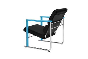 Sillón lounge Experiment 502 - Blue-black leather - Hem