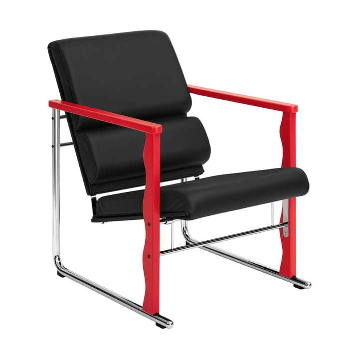 Sillón lounge Experiment 503 - Red-black leather - Hem