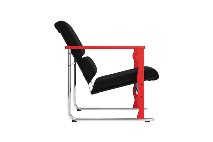 Sillón lounge Experiment 503, Red-black Hem