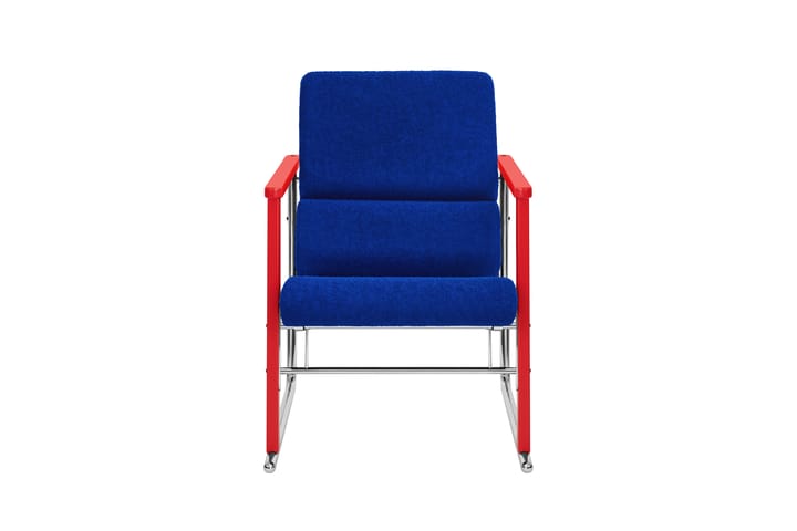 Sillón lounge Experiment 503, Red-ultramarine Hem