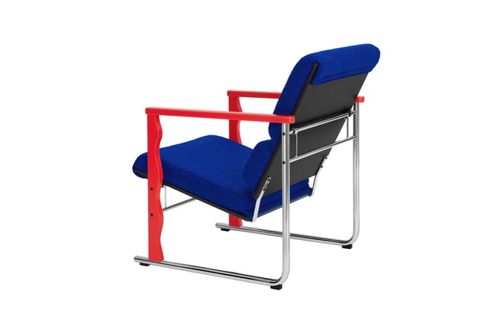 Sillón lounge Experiment 503, Red-ultramarine Hem