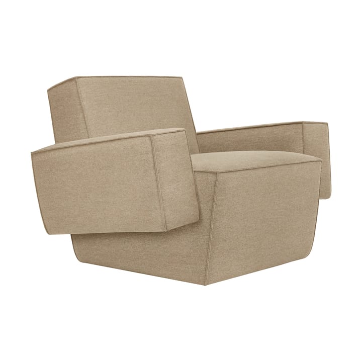 Sillón lounge Hunk con reposabrazos - Beige - Hem
