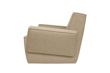 Sillón lounge Hunk con reposabrazos - Beige - Hem