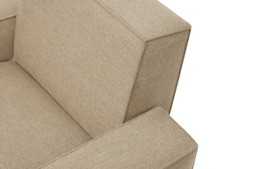 Sillón lounge Hunk con reposabrazos - Beige - Hem