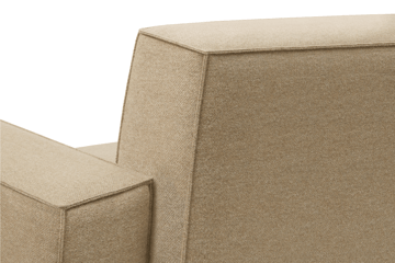 Sillón lounge Hunk con reposabrazos - Beige - Hem