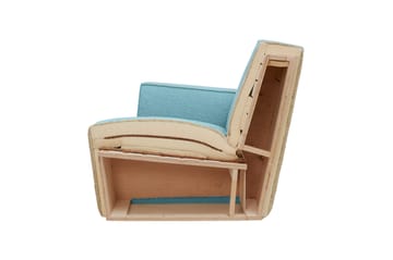 Sillón lounge Hunk con reposabrazos - Beige - Hem