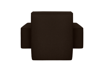 Sillón lounge Hunk con reposabrazos - Chocolate - Hem