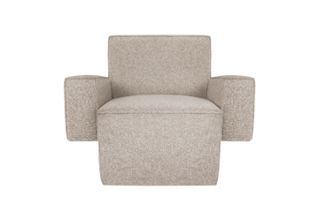 Sillón lounge Hunk con reposabrazos - Swan - Hem