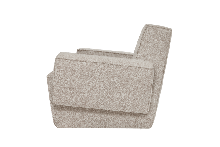 Sillón lounge Hunk con reposabrazos, Swan Hem