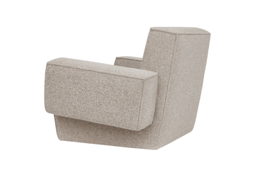 Sillón lounge Hunk con reposabrazos - Swan - Hem