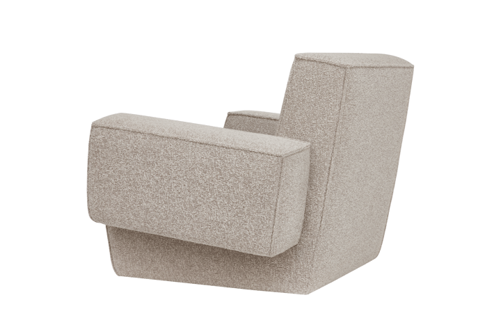 Sillón lounge Hunk con reposabrazos, Swan Hem