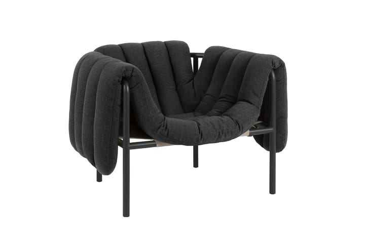 Sillón lounge Puffy, Anthracite-black grey Hem