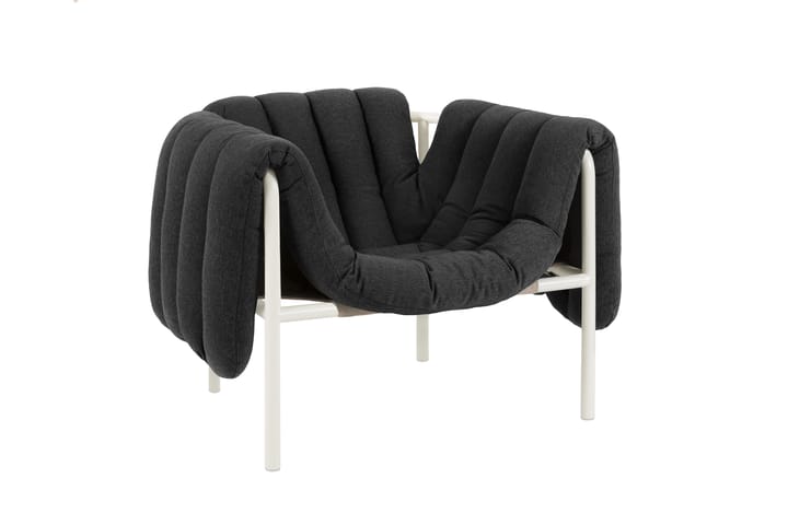 Sillón lounge Puffy, Anthracite-cream Hem