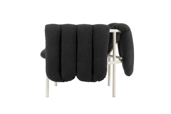 Sillón lounge Puffy, Anthracite-cream Hem