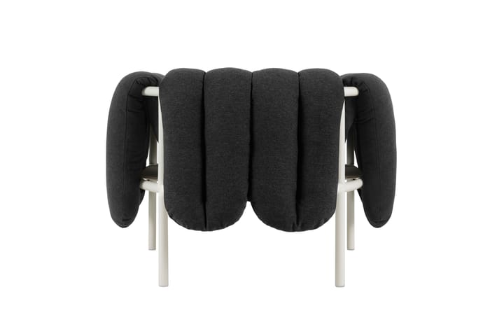Sillón lounge Puffy, Anthracite-cream Hem