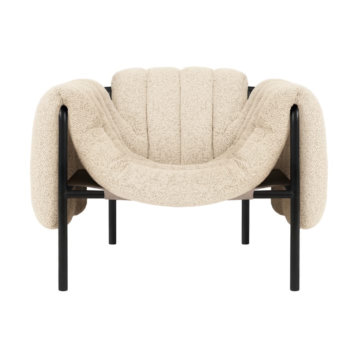 Sillón lounge Puffy - Eggshell-black grey - Hem