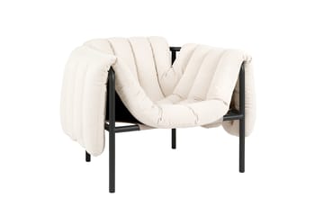 Sillón lounge Puffy - Natural-black grey - Hem