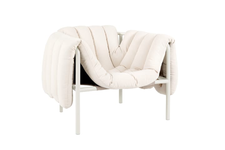 Sillón lounge Puffy, Natural-cream Hem