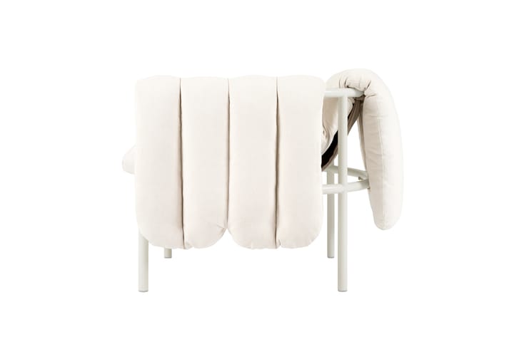 Sillón lounge Puffy, Natural-cream Hem