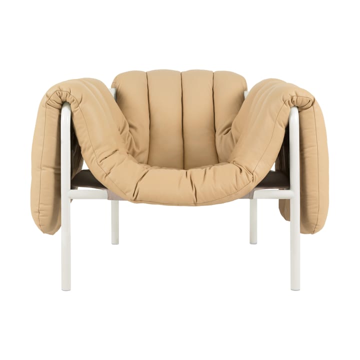 Sillón lounge Puffy - Sand leather-cream - Hem