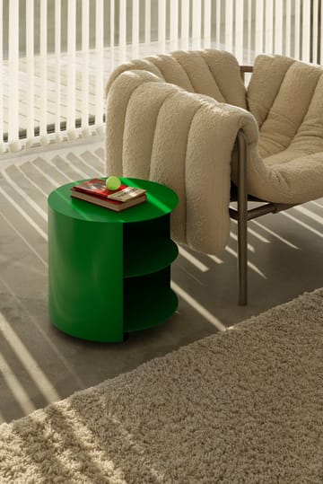Sillón lounge Puffy - Sawdust-acero inoxidable - Hem
