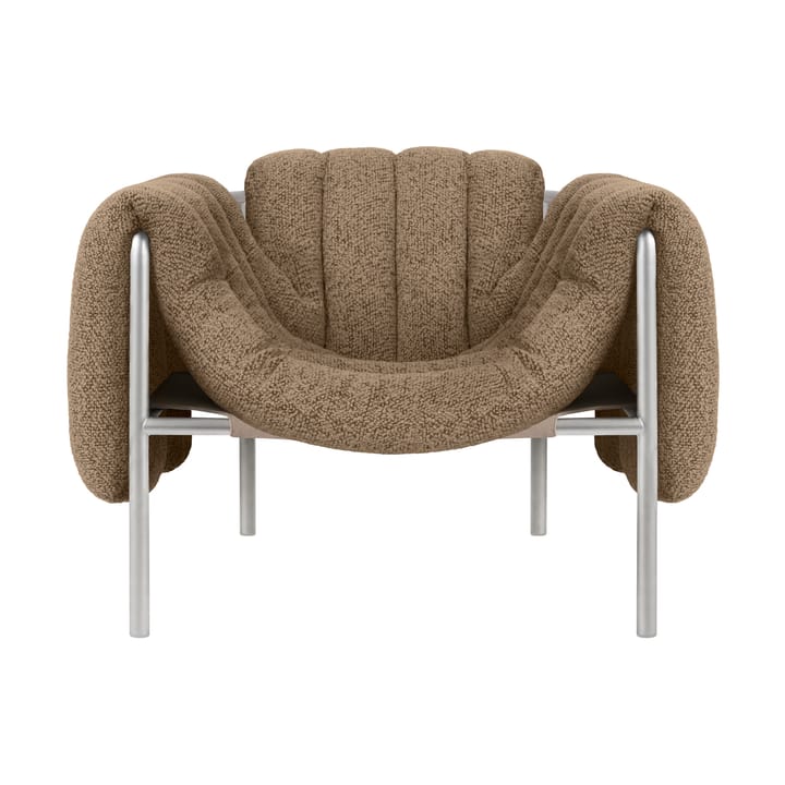 Sillón lounge Puffy - Sawdust-acero inoxidable - Hem