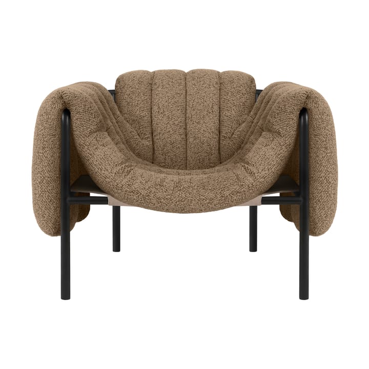 Sillón lounge Puffy - Sawdust-black grey - Hem