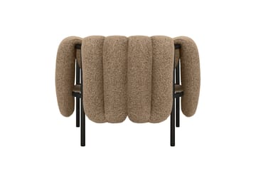Sillón lounge Puffy - Sawdust-black grey - Hem