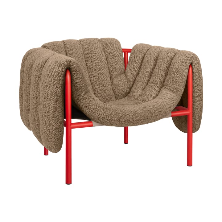 Sillón lounge Puffy - Sawdust-traffic red - Hem