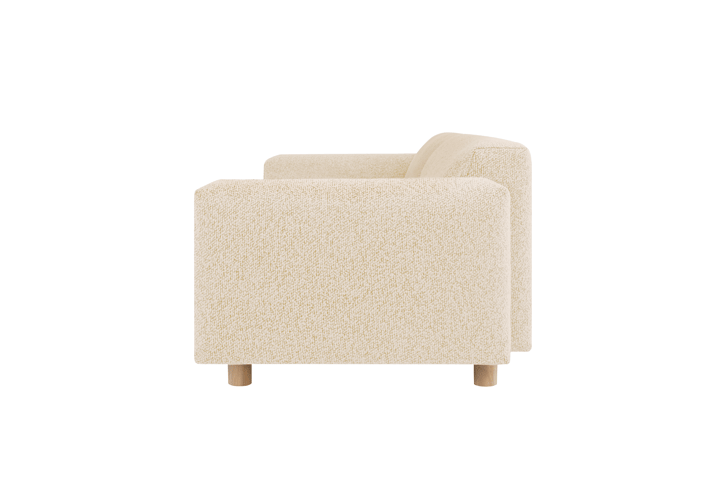 Sofá de 2 plazas Koti 200 cm, Eggshell Hem