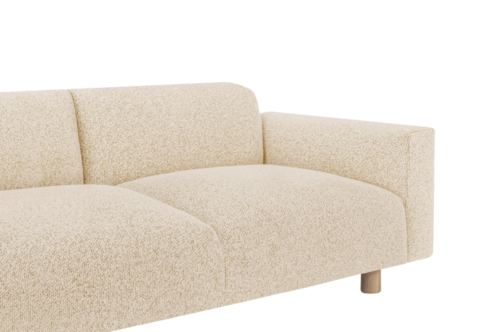 Sofá de 2 plazas Koti 200 cm, Eggshell Hem