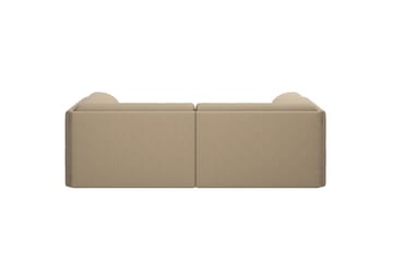 Sofá de 2 plazas Palo Block con reposabrazos Low 200 cm - Beige - Hem