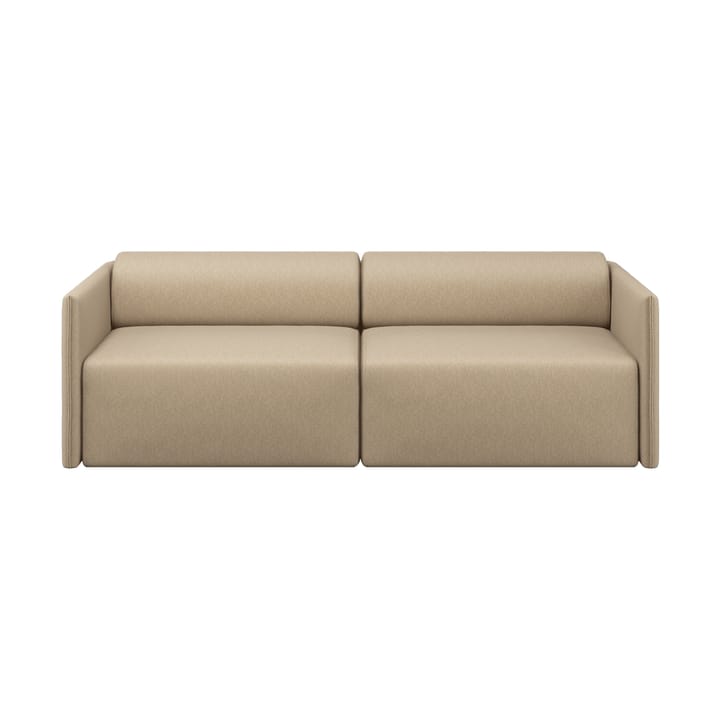 Sofá de 2 plazas Palo Block Low 200 cm - Beige - Hem