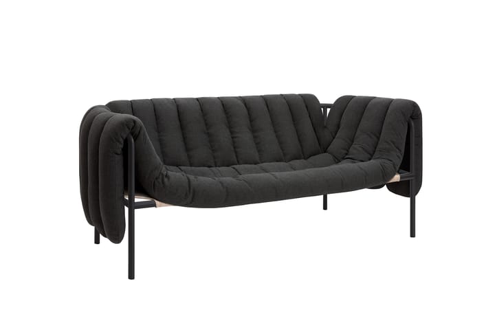 Sofá de 2,5 plazas Puffy 205 cm, Anthracite-black grey Hem