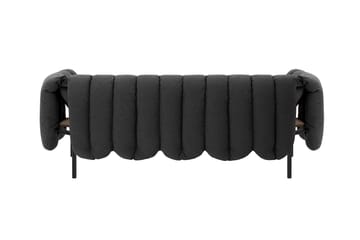Sofá de 2,5 plazas Puffy 205 cm - Anthracite-black grey - Hem