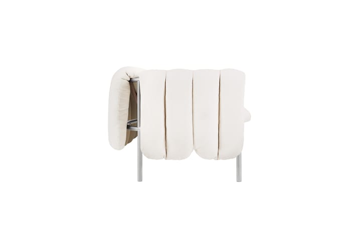 Sofá de 2,5 plazas Puffy 205 cm, Natural-acero inoxidable Hem