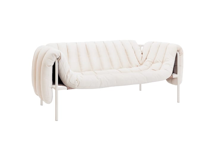 Sofá de 2,5 plazas Puffy 205 cm, Natural-cream Hem