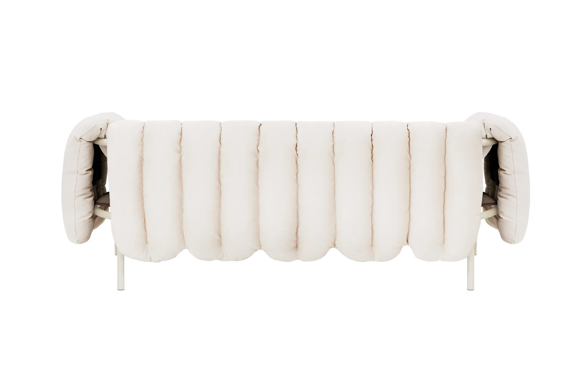 Sofá de 2,5 plazas Puffy 205 cm, Natural-cream Hem