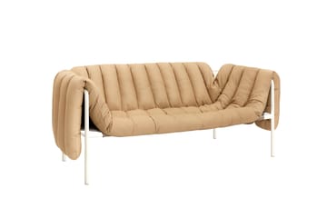 Sofá de 2,5 plazas Puffy 205 cm - Sand leather-cream - Hem