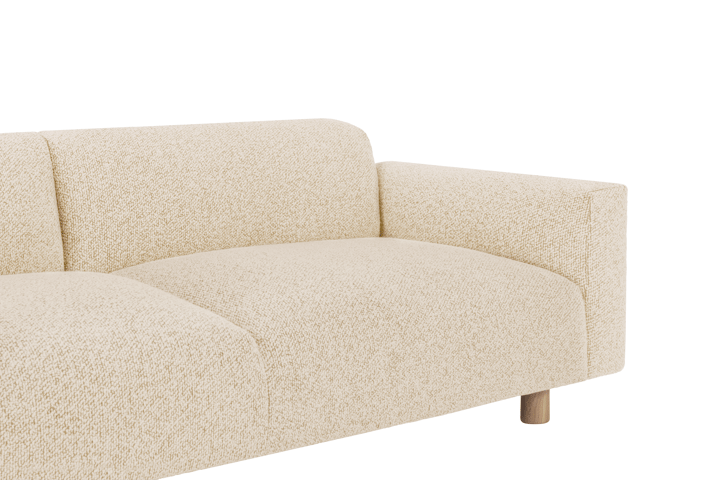 Sofá de 3 plazas Koti 240 cm, Eggshell Hem