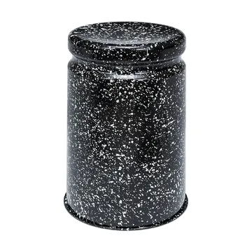 Taburete Last Ø32x44 cm - Black-white splatter - Hem